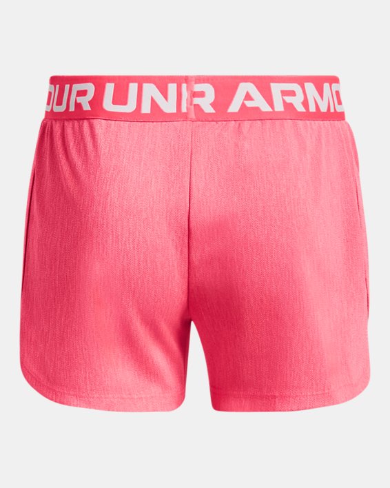 Girls' UA Play Up Twist Shorts, Pink, pdpMainDesktop image number 1